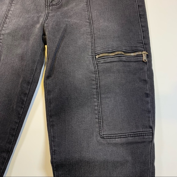 J Brand Sz. 26 Photo Ready Kassidy skinny zipper leg cascade grey utility pant - Picture 10 of 14